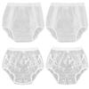 Adult TPU Waterproof Incontinence Underwear Unisex Leak-Proof Adjustable Snap Briefs Elderly Care