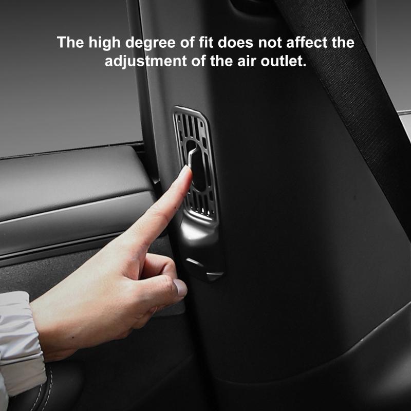 Universal Car Accessories 2PCS Air Vent Protector & Hanger TPE Component Car Vent Hook Cover Suitable for Car Model