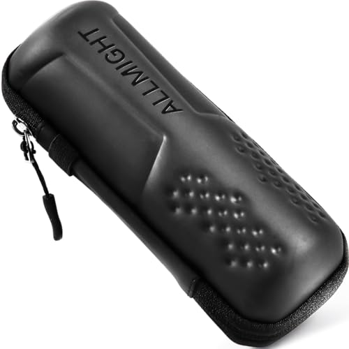 

ALLMIGHT Orthodox Tool Bottle [Lightest & Large Capacity] with Zipper Holder, L20cm, Road Bike Tool Case, All Black, Weighs Approximately 86g, Water-R