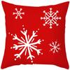 New Christmas Pillow Case Printed Peach Skin Living Room Bedroom Sofa Cushion Home Pillow Case