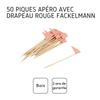 Fackelmann Nature 50-piece Wooden Cocktail Picks Ref.. 31016