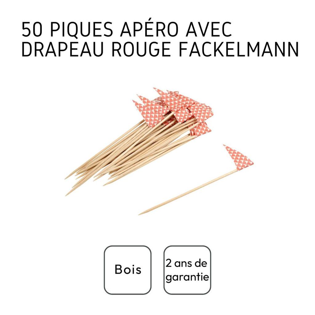 Fackelmann Nature 50-piece Wooden Cocktail Picks Ref.. 31016