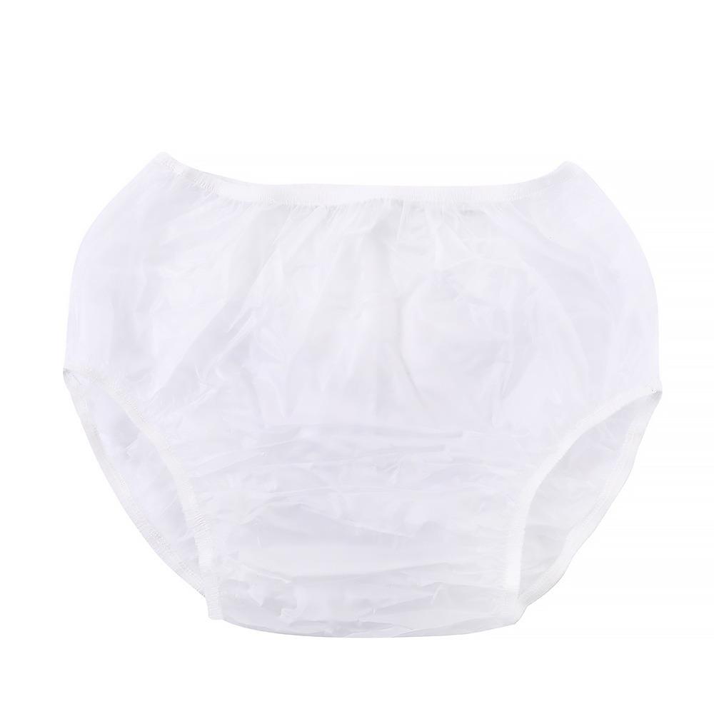 Reusable Adult Diaper Cover Incontinence Protective Diaper Cover Soft PVC Plastic Pants