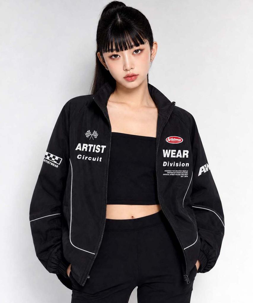 ARTISTWEAR Performance Club Raglan Piping Windbreaker