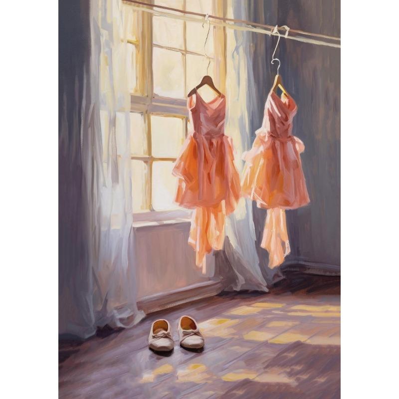 Pink Vintage Preppy Ballet Female Fashion Art Posters Prints Canvas Painting Wall Art Picture Living Room Home Decor