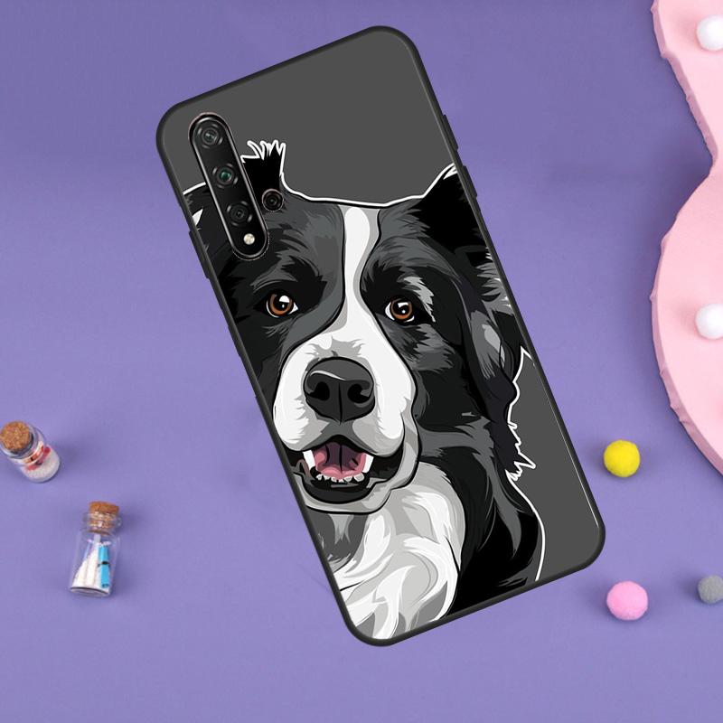 Border Collie Dog For Huawei Nova Y61 Y60 Y70 Y72 Y73 Y90 Y91 9 10 SE 7i 8i 11i 12i P30 P40 Lite P60 Pro Case
