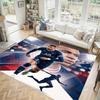 Tapis en Velours Cristal Design Kylian Mbappe Douillet Non ?Tapis imprimé antidérapant pour chambre, salon, entrée
