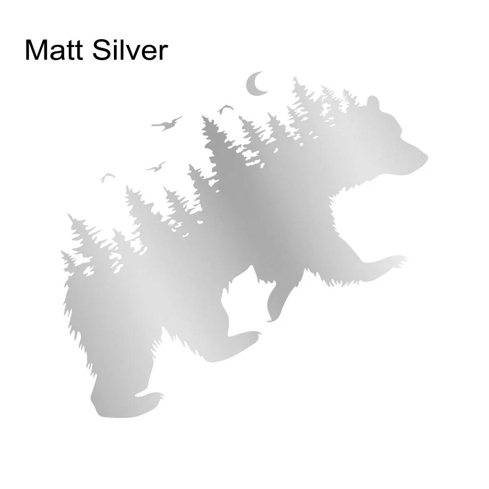 Bear Nature Forest RV Vinyl Decal Car Body Sticker Motorhome Caravan Van Camper Personalized Auto Decoration Decal Accessories