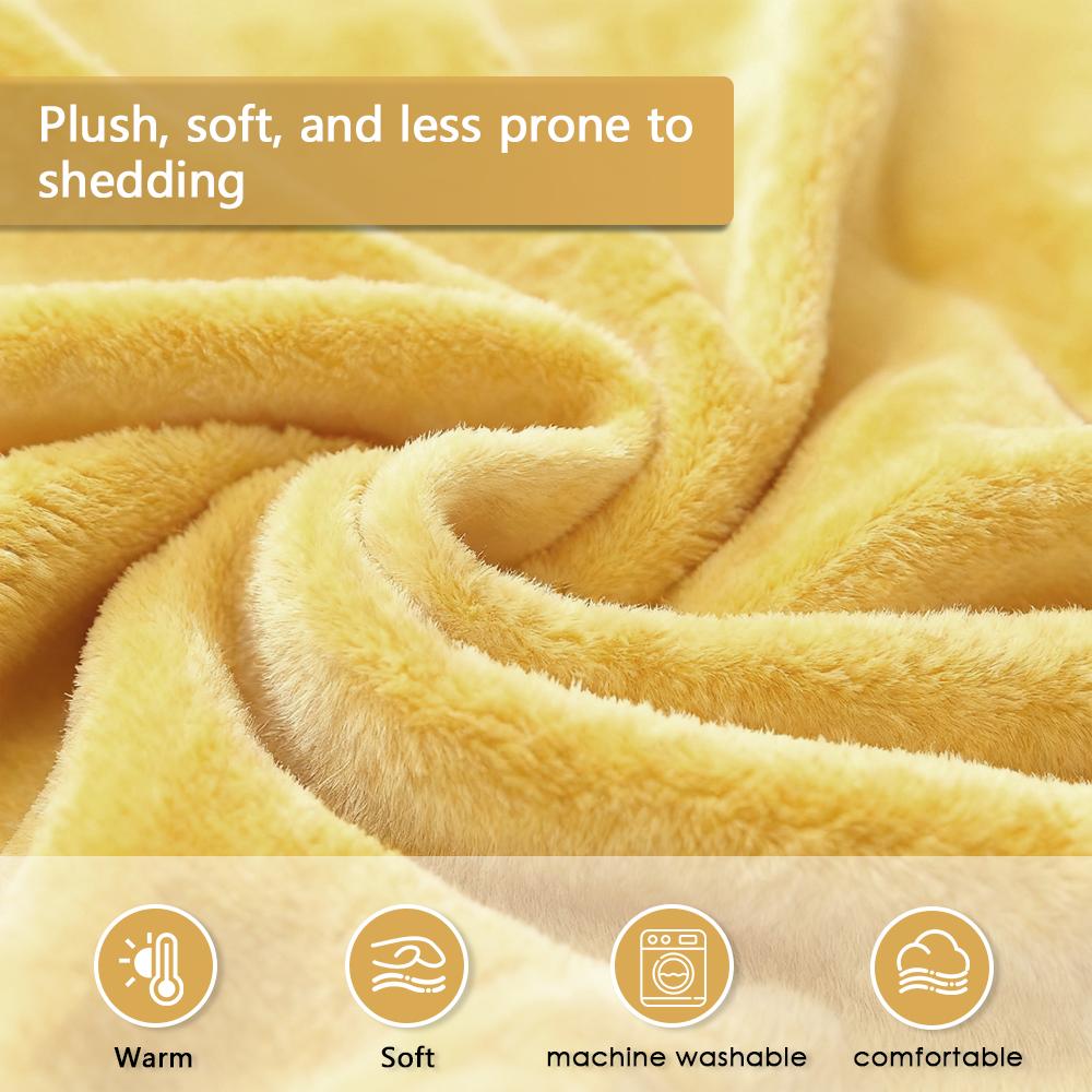Anime Whispered Words Throw Kid-Friendly Flannel Throw Blanket Soft Warm Anti-Static Washable All Season