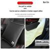Genuine Leather Car Interior Set: Headrest & Lumbar Support Cushion