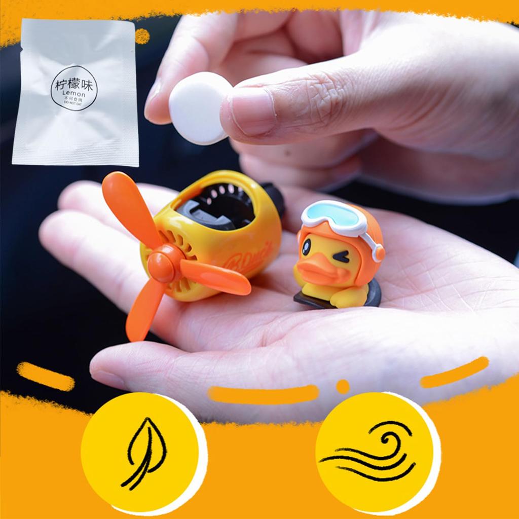 Car Refill Car Aroma Tablet Car Bear Pilot Deodorant Clip On