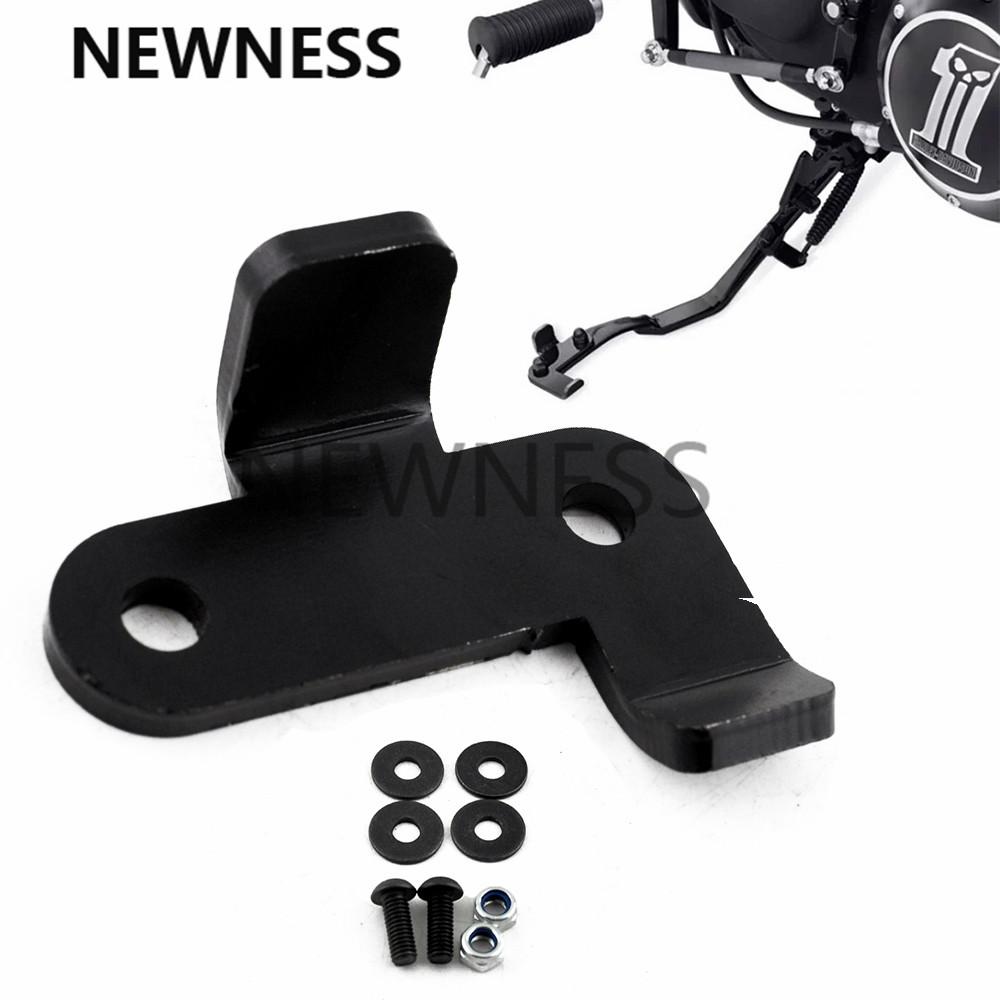 

Комплект расширения подставки для мотоцикла, черная подставка для Harley Sportster 07-Up XR 08-13 Forty Eight XL1200X XL1200N Iron 883