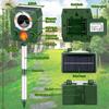 Ultrasonic Dog, Bird, and Mouse Repeller: Solar-Powered, Waterproof, USB Charging, with Voice Feature