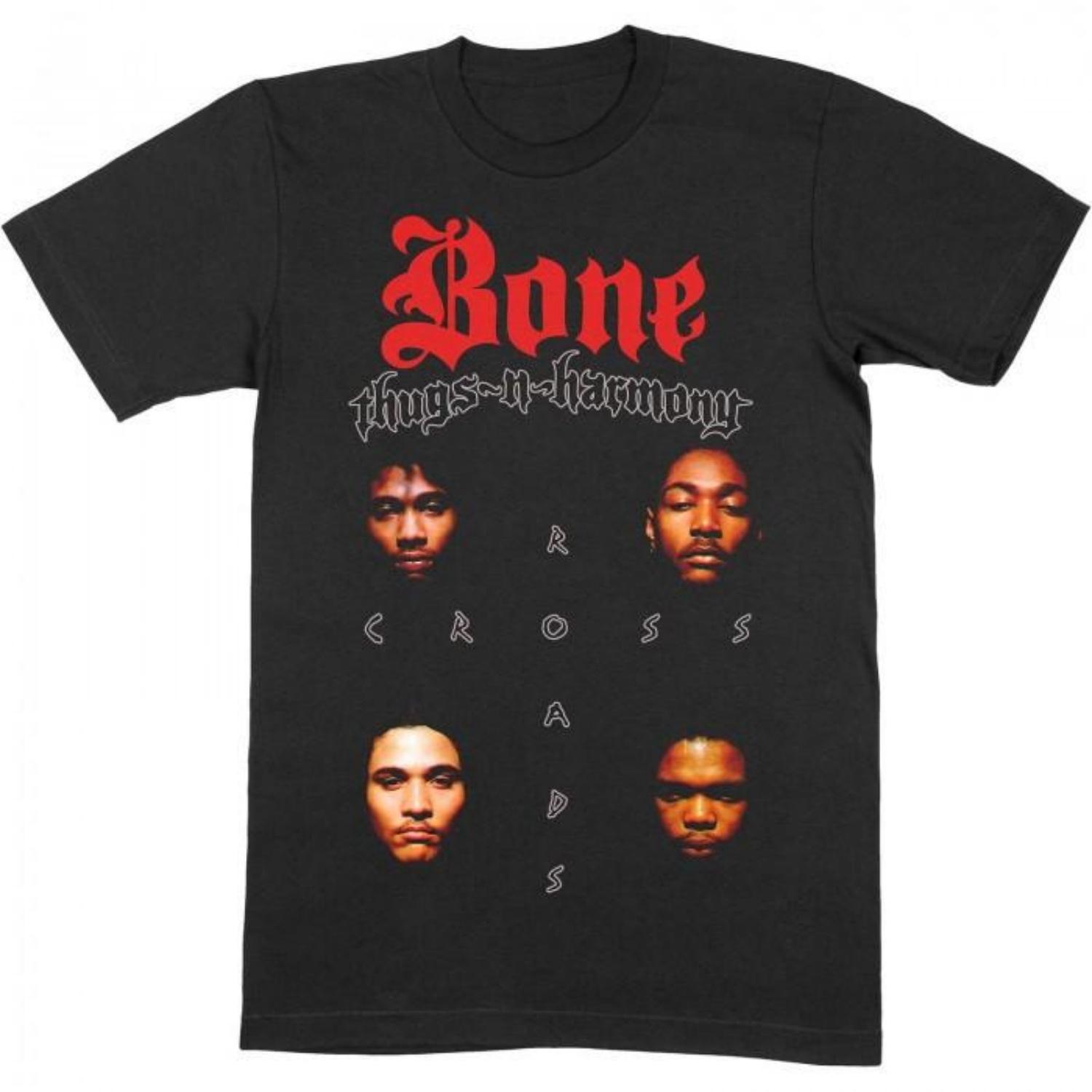 

Bone Thugs N Harmony Unisex Adult Crossroads Cotton T-Shirt S чёрный