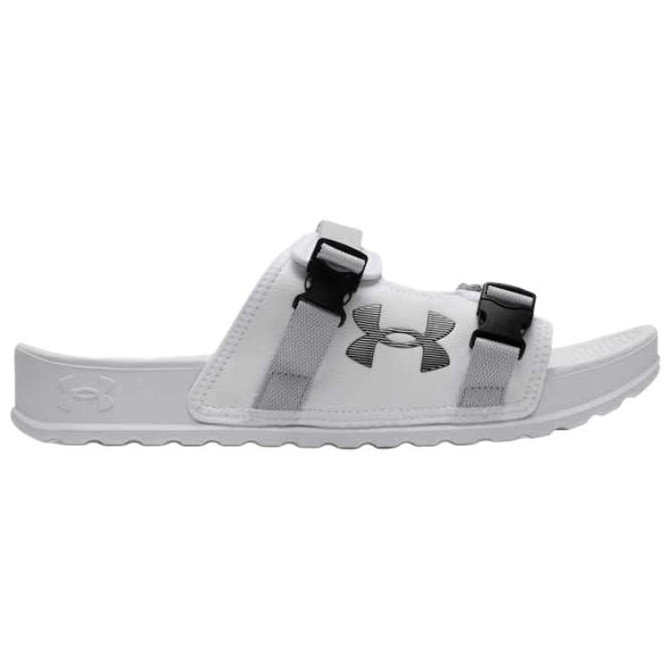 Under Armour Movement Fashion Comfortable Slide Sandals Unisex Footwear White 6007202-100