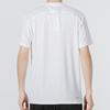 adidas Solid Color Stripe Logo Micro Mark Athleisure Casual Sports Round Neck Short Sleeve White Men's H16877