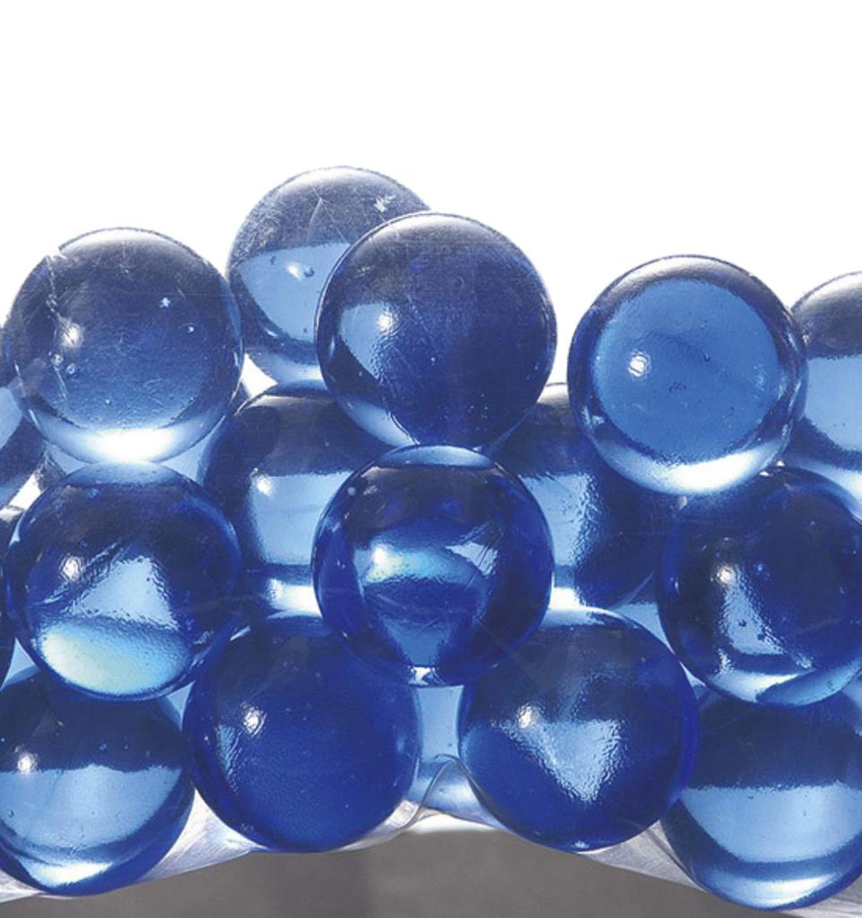 Matsuno Hobby Marbles, Glass Balls, Made in Japan, 25mm, Light Cobalt, 1 bag (50 pieces) K2385