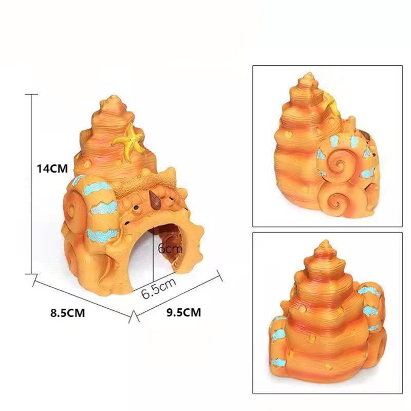 Harz Ornamente Fisch Garnele Versteckhöhlen Fluchthaus Layout Requisite Aquarium Fischbecken Landschaftsgestaltung