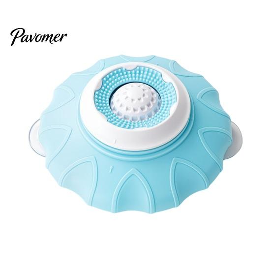 Soft Rubber Pet Feeder Lick Bowl, Slow Bowl with Rotating Ball, Suction Cup Calming Non-slip Dog for Dogs Cats Interactive Feeding Toy