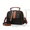 New Fashiable Women's Versatile Bag, Multi-layer Large Capacity Shoulder Bag, Simple Casual Leather Crossbody Bags
