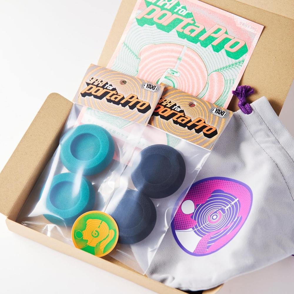 Амбушюры Yaxi для Koss Portapro 2 пары+чехол Черный+зеленый +чехол Черный+зеленый +чехол