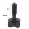 Sturdy Black Plastic Screws For Garden Swing Canopy 1 Pair Of Fasteners