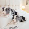 40/50cm Cute Collar Border Collie Plush Toy Simulated Pet Dog Plush Doll Soft Stuffed Animal Child Birthday Gift