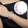 Colorful Love Round Bead Letter Bead Bracelet Three-piece Set