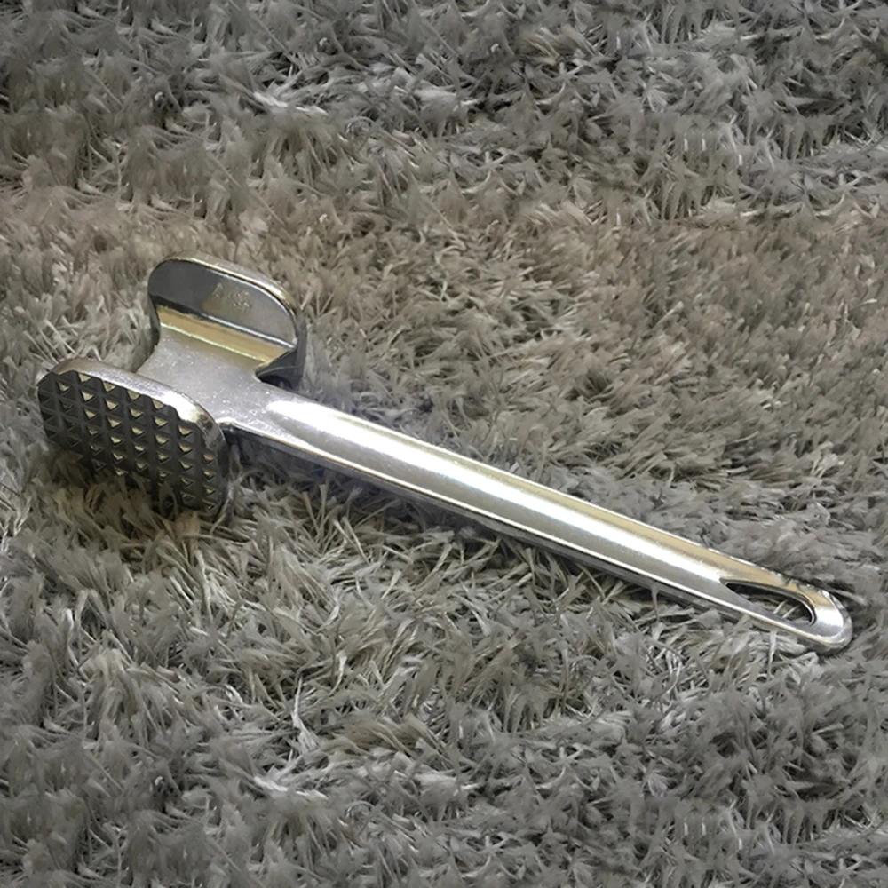 19/24cm Meat Tenderizer Hammer Household Aluminum Alloy Steak Metal Mallet Kitchen Tool Heavy Duty Double-Sided Tenderizer