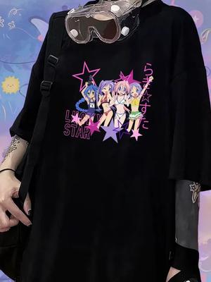 Anime tričko Lucky Star (standardní & nadrozměrné)