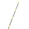 Garden Rake Wide Leaf Rake for Shrub with 25 Tines Yard Thatching Rake with Adjustable Handle for Picking Leaves Grass Clippings Garbage