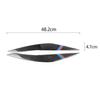 Carbon Fiber Auto Sticker Headlight Front Headlamp Eyebrows Eyelid Trim Strip Decoration For BMW F10 F18 2011-17 Car Accessories JI1