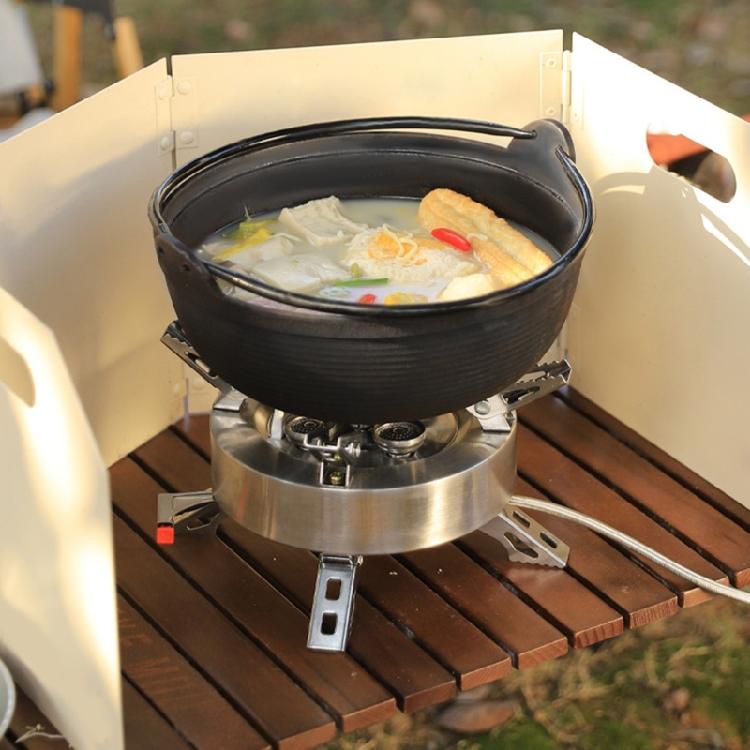 Gjutjärnsgrytor Hängande Soppgrytor Camping Matlagningsgrytor Utomhus Tillbehör