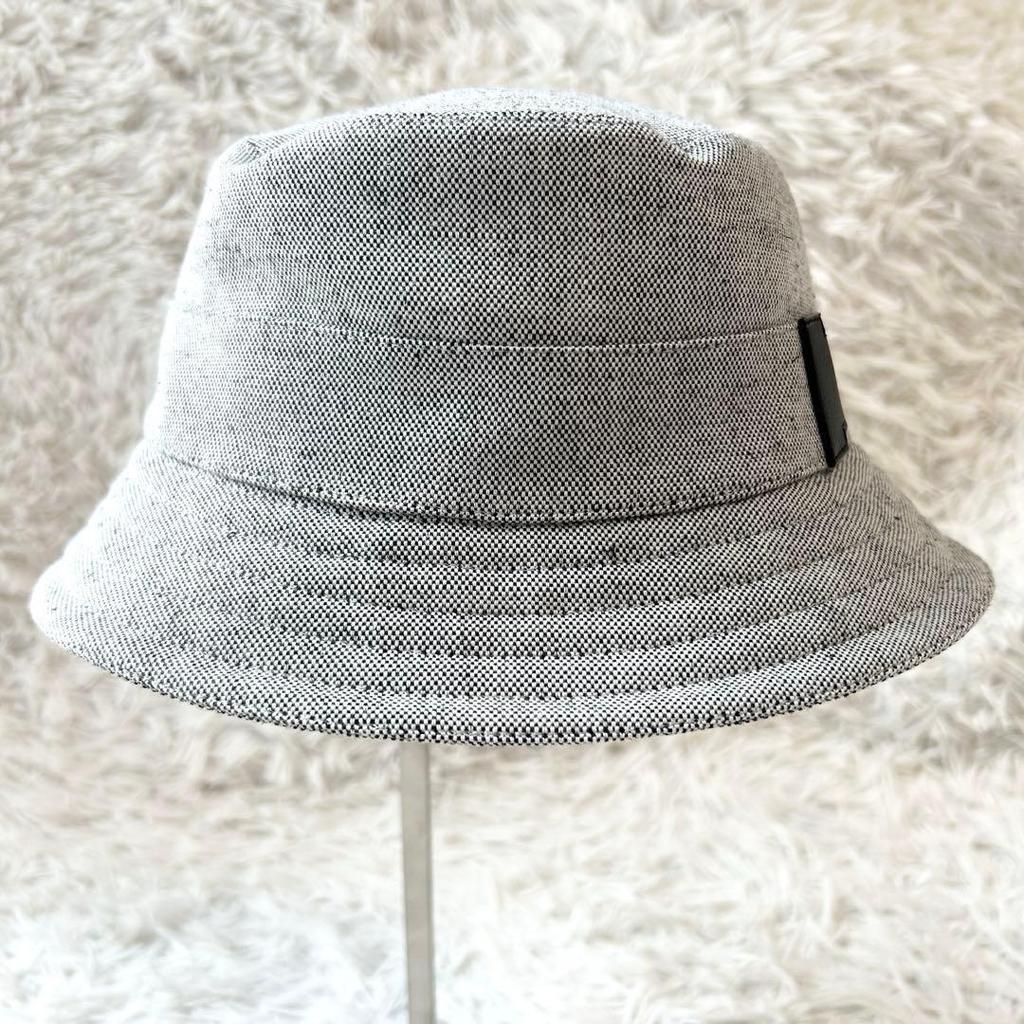 Used 24SSHERMES Fred Sangle H Bucket Hat Linen X Cotton