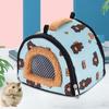 Hamster Tragetasche Wasserdicht Warm Winter Hase Reise-Tragetasche Für Camping Umzug Pendeln Chinchilla Chamäleon Reptil