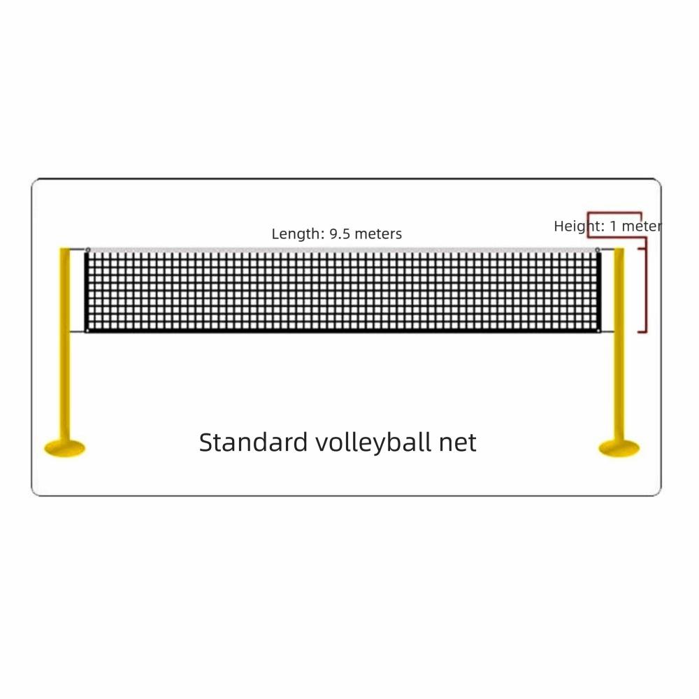 9.5*1M Volleyball Net Easy Setup Sports Net Durable Practice Equipment  Backyard