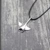 Manta Ray Necklace Ocean Animals Pendant Necklace Adjustable Handmade Bohemia Wax Rope Choker Men Women Beach Jewelry Gift Joyas