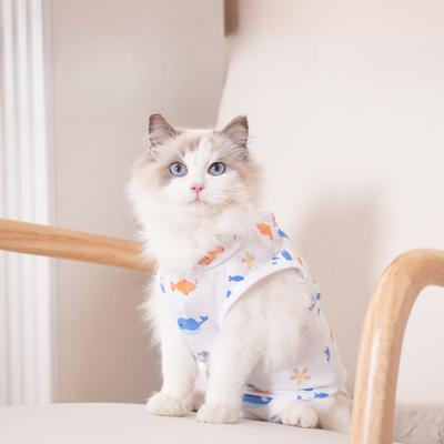 Cat Spayed and Neutered Clothes After Surgery Printed Series Four Seasons Pet Clothes Clothing Dog Small Medium-sized Dog