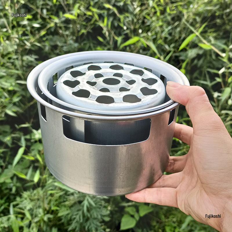 Portable Folding Wood Stove for Outdoor Cooking and Camping