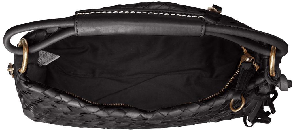 Genuine Leather Shoulder Horse A4 Black [Lily] Bag, Semi-Shoulder Bag, Leather, Messala, 2-Way, Semi-Shoulder, Shoulder, Storage,