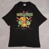 Hanes Vintage A Rain Maker David Dawangyumptewa Single Stitch T-Shirt Large Men's 1991 USA Made Black Art