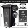 Heavy-Duty Outdoor Recycling and Sanitation Cart