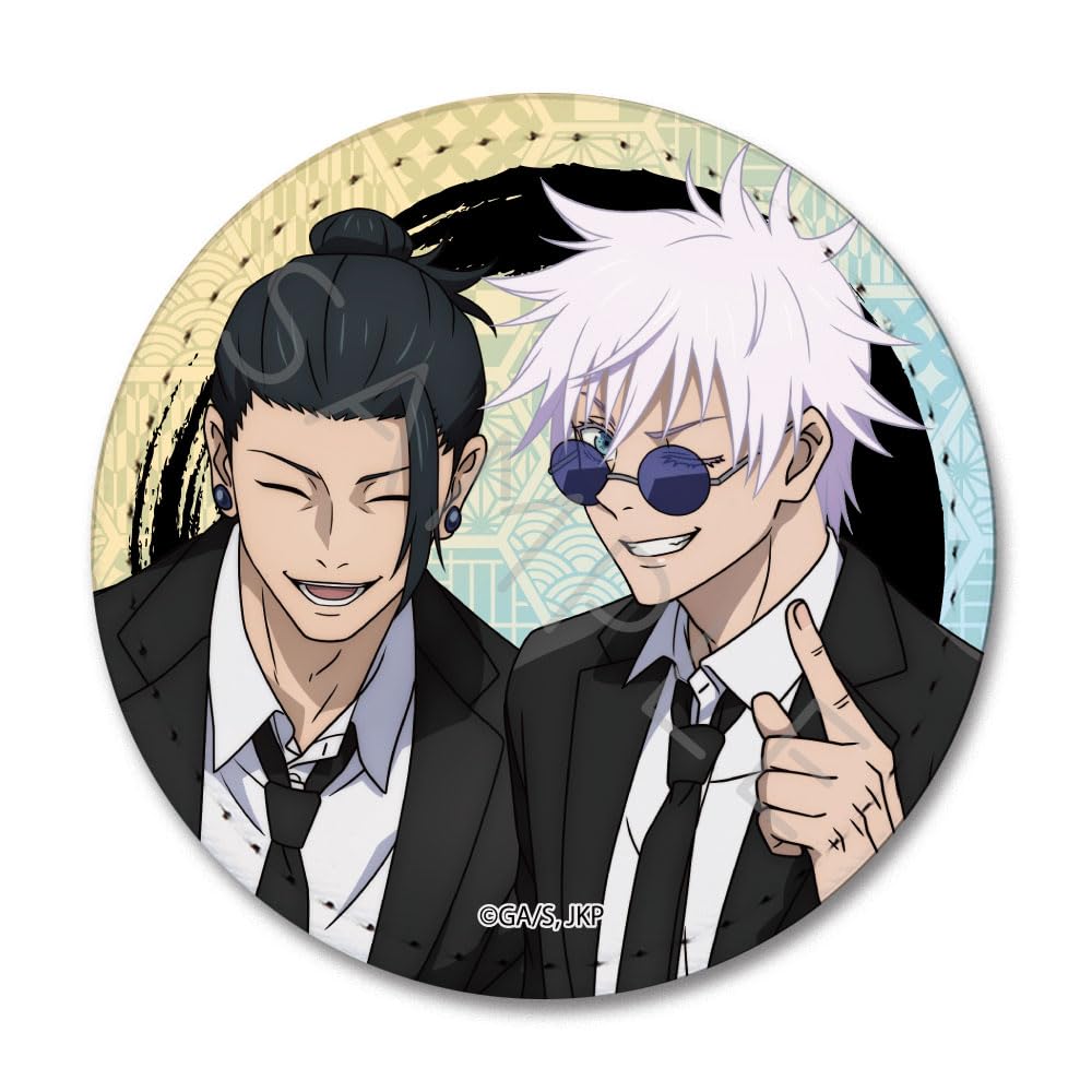 

3rd Edition Gojo Geto Leather Badge IC Suit Jujutsu Kaisen [Round] Ver.