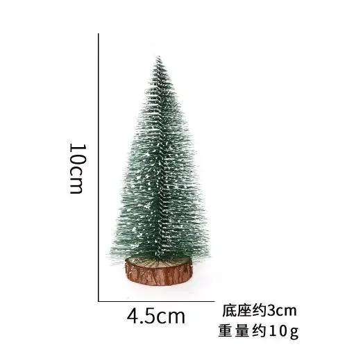 

Mini Pine Christmas Tree Artificial Tabletop Decorations Festival Plastic Miniature Trees 2025 New Year Decorations for Xmas