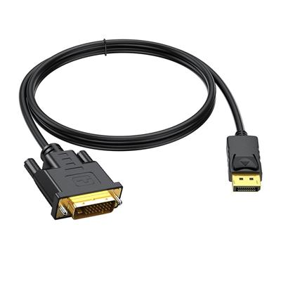Displayport Dp To Dvi Cable Hd 1080p 60hz Converter Adapter Cable Compatible For Dell Asus Monitor