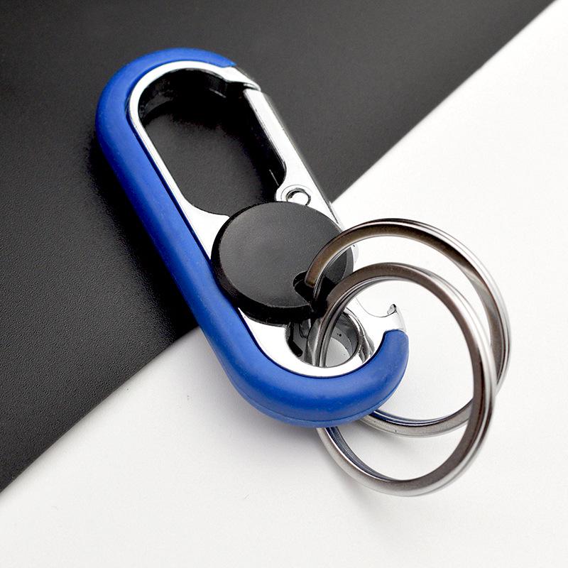 Men's Metal Keychain with Bottle Opener - Anti-Lost Waist Hanging, Multifunctional Business Accessory