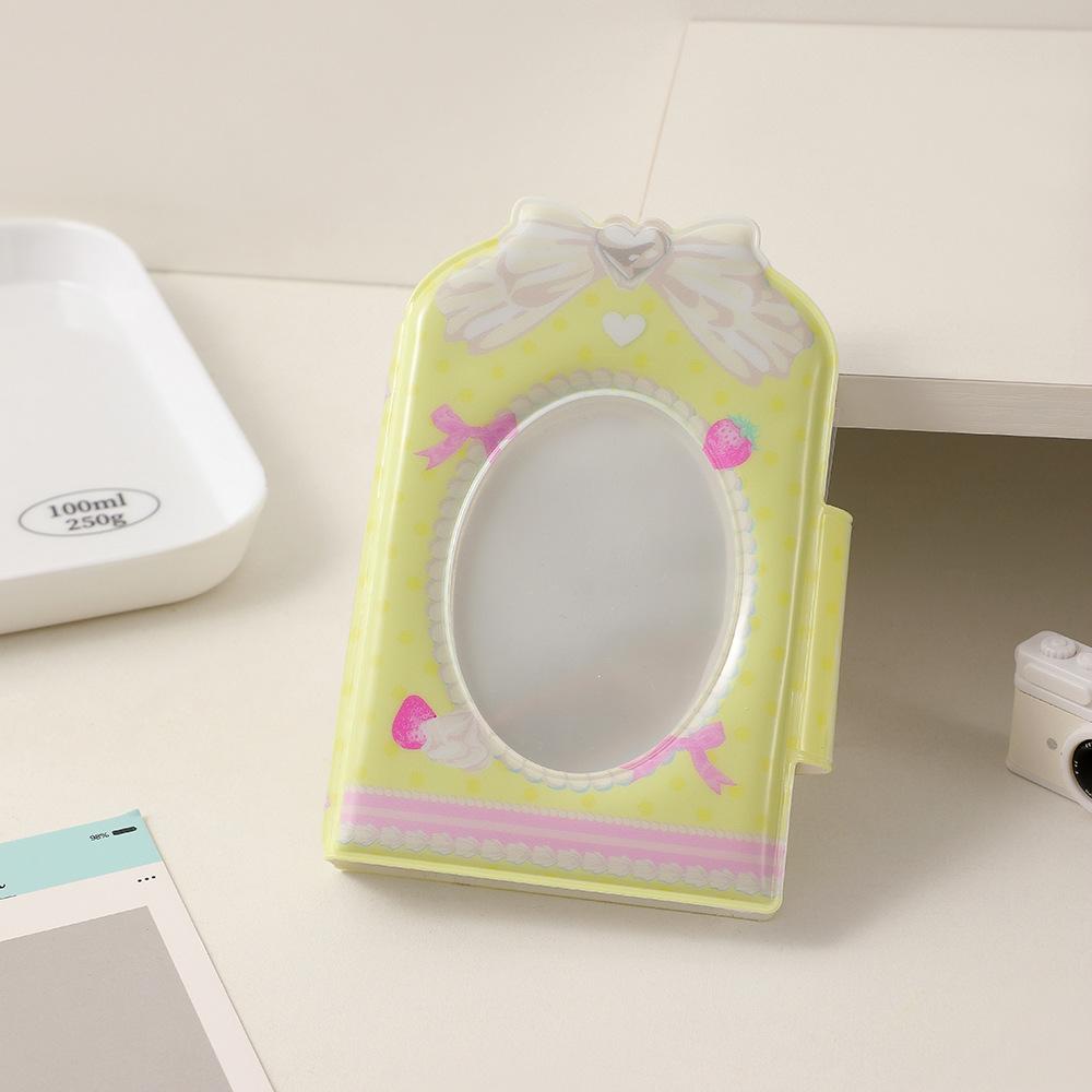 Ins Ballet Bow 3inch Po Albums Kpop Pocards Holder Mini album Kawaii Postcard Collect Albunes de fotos