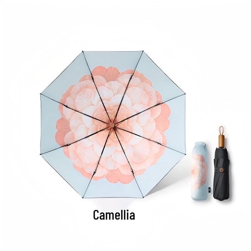 Beneunder UV Protection Folding Sun and Rain Umbrella