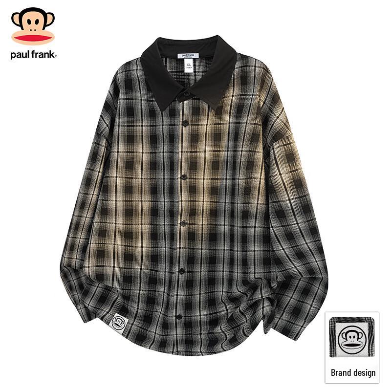 

Paul Frank Men s Plaid Long Sleeve Shirt 3XL