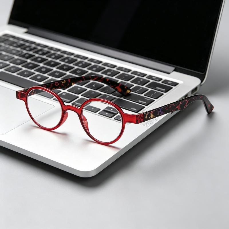 HD Lenses Reading Glasses for Women Men Trendy Flora Printed Far Sight Eyeglasses Retro Casual Small Round Plus Diopter Eyewear